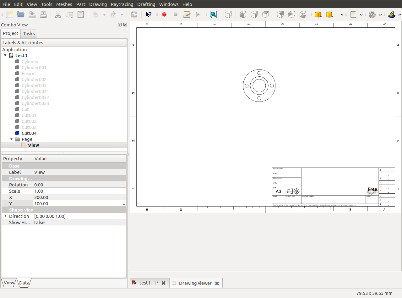 freecadシャフトホルダ09